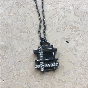 Tory Burch emblem necklace